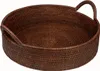 Taca rattanowa okrągła Ø 40 cm - Duża, okrągła taca do Podgląd zdjęcia produktu 1
