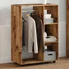 vidaXL Věšák na oblečení vzhled starého dřeva 80x40x110 cm Náhled obrázku produktu 4