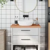 vidaXL Umyvadlová deska 80x40x4 cm z bukového masivu Náhled obrázku produktu 2