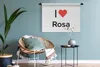 MuchoWow® Wandteppich Wandbehang Ich liebe - Rosa - Mädchen Produktbild-Vorschau 5
