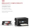 A printer and two binders are shown on a white surface with a grid pattern. Produktbild-Vorschau