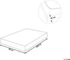 BELIANI Spannbettlaken Taupe Baumwolle 90 x 200 cm mit Produktbild-Vorschau 7