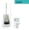 Kela WC set Levin plastica bianca 12x12x38cm, 26010 Anteprima dell’immagine prodotto 3