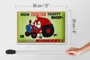 Blechschild Spruch 30x20cm Traktor tropft nicht er markiert Produktbild-Vorschau 5