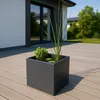 UNUS Pflanzkübel Deko Garten quadratisch 80x80x40cm Produktbild-Vorschau 5