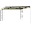 vidaXL Pavillon mural 3 x 4 m Tissu blanc crème Voir les images du produit 3