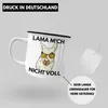 Trendation - Llama Mich Nicht Voll Emaille Tasse Alpaka Produktbild-Vorschau 3