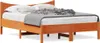 Massivholzbett ohne Matratze Wachsbraun 120x190 cm Produktbild-Vorschau 2