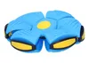 A blue and yellow toy disc that can transform into a ball. Anteprima dell’immagine prodotto