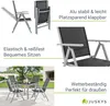 Juskys Aluminium Gartengarnitur Milano Gartenmöbel Set mit Produktbild-Vorschau 4