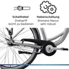 Zündapp Z502 E Bike Damen 28 Zoll grau/grün 50 cm Produktbild-Vorschau 8