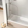 EMKE Paroi de douche Porte battante 90x140cm Voir les images du produit 1