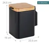 Poubelle de salle de bain Relaxdays à fixation murale, 3 l, Voir les images du produit 4