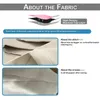 Diagrams and close-up images explaining fabric features and potential imperfections of a blackout curtain. Náhled obrázku produktu