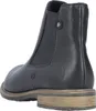 A black leather boot is shown from the side. Anteprima dell’immagine prodotto