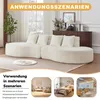 Modulares Schaumsofa 2-Teilig – Rahmenloses Sofa in Beige, Produktbild-Vorschau 6