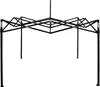 A black metal frame for a pop-up tent, shown from a diagonal angle against a white background. Anteprima dell’immagine prodotto