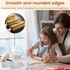 12 Tartelette-Förmchen oval, Edelstahl, mit Löchern, antihaft Produktbild-Vorschau