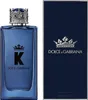A bottle of Dolce & Gabbana K Eau de Parfum and its packaging are displayed against a white background. Voir les images du produit
