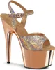 ADORE-709HM Damen Sandale von Pleaser, Roségold EU 35, US 5 Produktbild-Vorschau 1