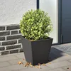 Pflanzkübel Schwarz 30x30x30 Stahl Produktbild-Vorschau 2