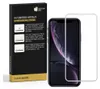 A product box and a screen protector for an iPhone. Produktbild-Vorschau