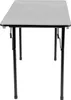 Bolero rechteckiger Klapptisch grau 122cm Produktbild-Vorschau 3