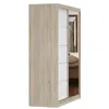 Armoire à portes coulissantes Armoire 150 cm Sonoma/blanc Voir les images du produit 10