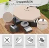 COSTWAY Parasol 300cm, Parapluie avec manivelle, volant, Voir les images du produit 4