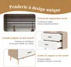 MODFU Penderie Enfant Ouverte avec 2 Tiroirs - Armoire de Voir les images du produit 6