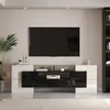 MODFU Hochglanz TV-Schrank niedriges Panel 200 cm mit Produktbild-Vorschau 6
