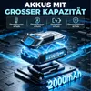 6+8 Zoll Akku-Kettensäge 2x 21V 2000mAh, mini kettensäge Produktbild-Vorschau 7