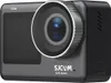 A close-up studio shot of a black SJCAM SJ11 Active action camera against a black background. Voir les images du produit