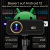 Beamer mit WiFi, Bluetooth, 100 Zoll Projektionsleinwand, Produktbild-Vorschau 5