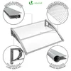 VOUNOT® Vordach für Haustür, 100 x 80 cm Transparentes Produktbild-Vorschau 6
