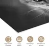 MuchoWow® Poster Tierprofil riechende Katze in schwarz und Produktbild-Vorschau 2