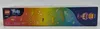 The side panel of a LEGO Trolls World Tour toy box, featuring colorful graphics and musical symbols. Náhled obrázku produktu