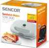 SENCOR SSM 3100 Sendvičovač, 4 trojúhelníkové sendviče, Náhled obrázku produktu 3