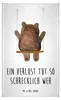 Mr. & Mrs. Panda Handtuch Bär Schaukel - Weiß - Geschenk, Produktbild-Vorschau 1