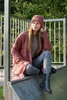 Knit Factory Alex lange Strickjacke - Grau - 36/38 Produktbild-Vorschau 2