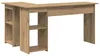 vidaXL Artisan dubový stůl 142 x 102 x 73 cm materiál na Náhled obrázku produktu 5