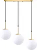 Toolight Pendellampe App655-3Cp Kugel Gold 3-Lichtquelle Produktbild-Vorschau 1