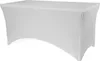 Tischhusse 183x76cm rechteckig Weiß Produktbild-Vorschau 2
