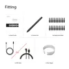 A collage of product components and accessories for a drawing tablet. Náhľad obrázku produktu