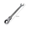 17mm Ringmaul + Gelenk CRV Ratschenschlüssel Produktbild-Vorschau 2