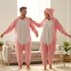 Pigiama Onesie Kigurumi Costume Travestimento Rosa Maiale Anteprima dell’immagine prodotto 8