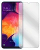 A screen protector is placed over a smartphone screen. Produktbild-Vorschau