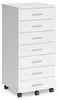 VASAGLE Rollcontainer, Aktenschrank, Schubladenschrank, Produktbild-Vorschau 1