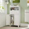 Mobile da bagno COSTWAY, mobile da bagno con 2 ante e 2 Anteprima dell’immagine prodotto 7