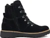 A black leather boot is shown from the side against a white background. Anteprima dell’immagine prodotto